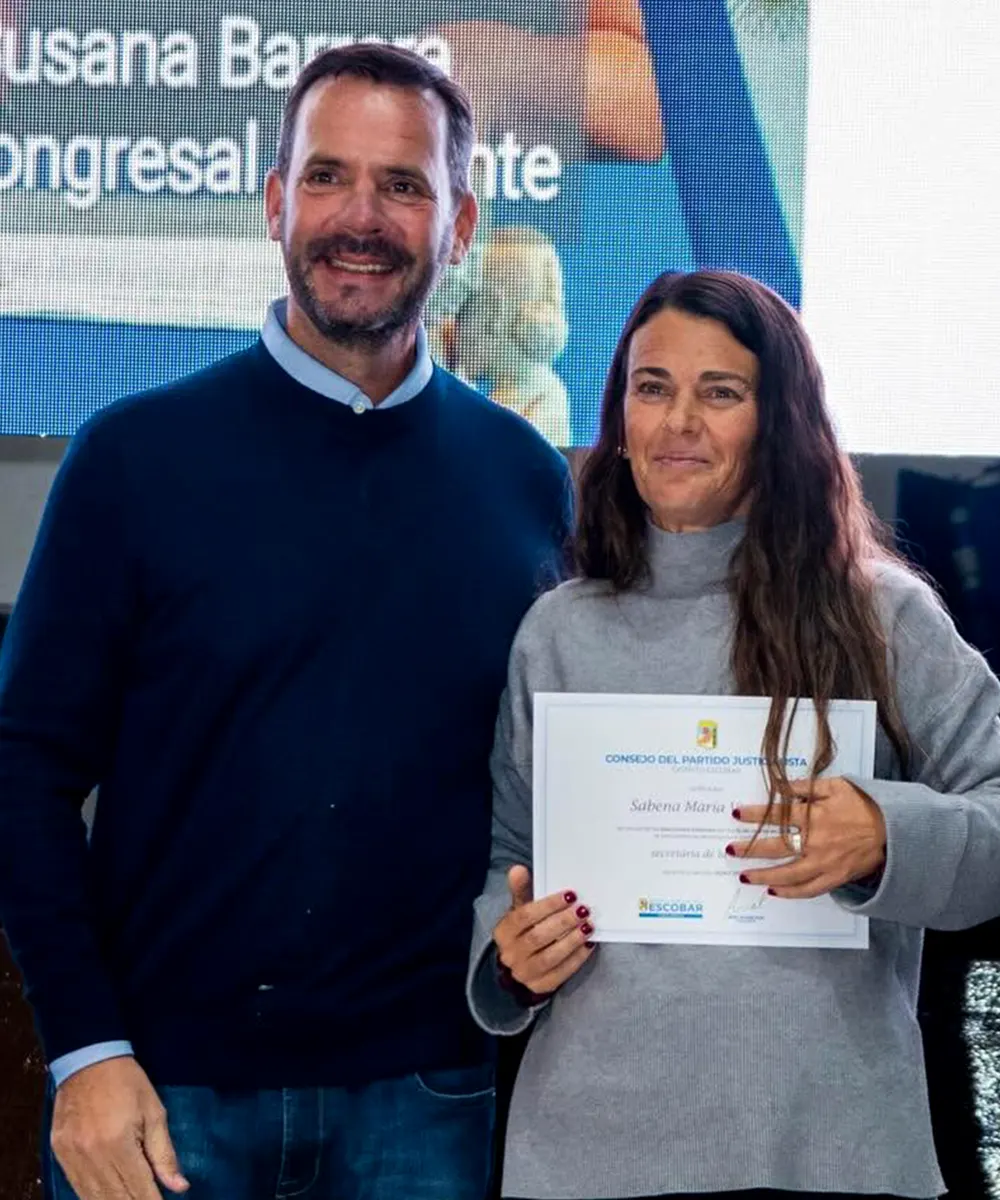 Ariel Sujarchuk y Ver&oacute;nica Sabena