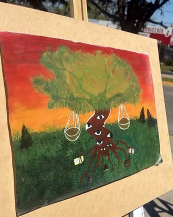 Boceto del mural
