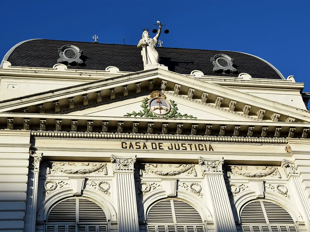 Cupula Palacio Justicia PBA Casa de Justicia de la provincia de Buenos Aires.