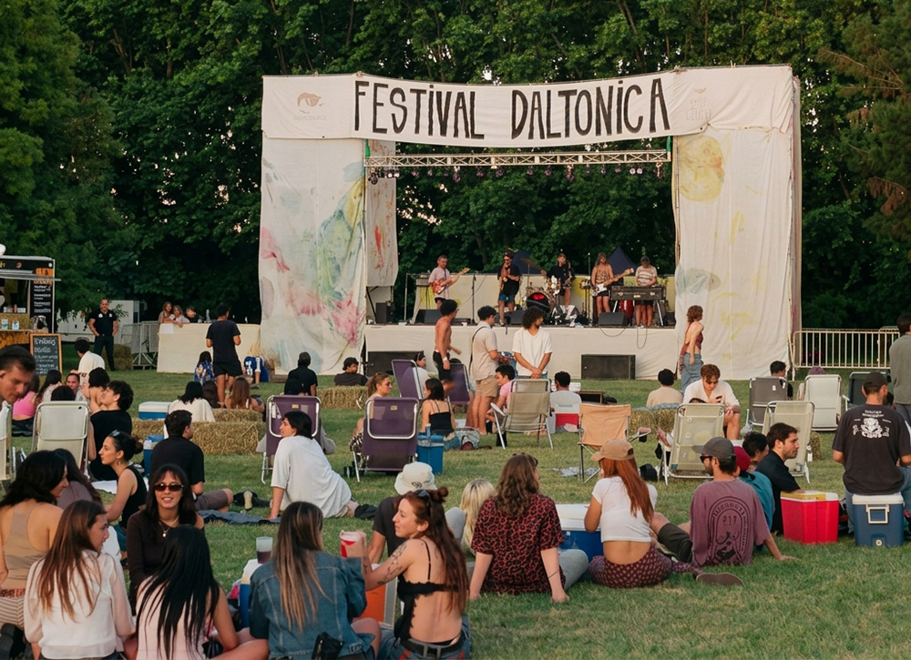Fiesta Daltonica El woodstock argentino: festival daltónica