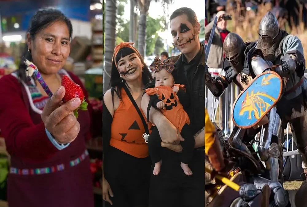 Fin de semana en Escobar: Fiesta de la Frutilla, Feria Medieval y Halloween
