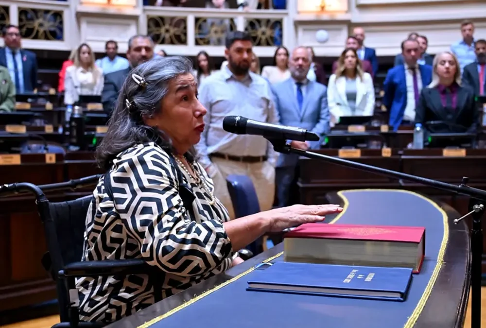 De Loma Verde a la Legislatura: Griselda Aristi asumió como diputada provincial por La Libertad Avanza
