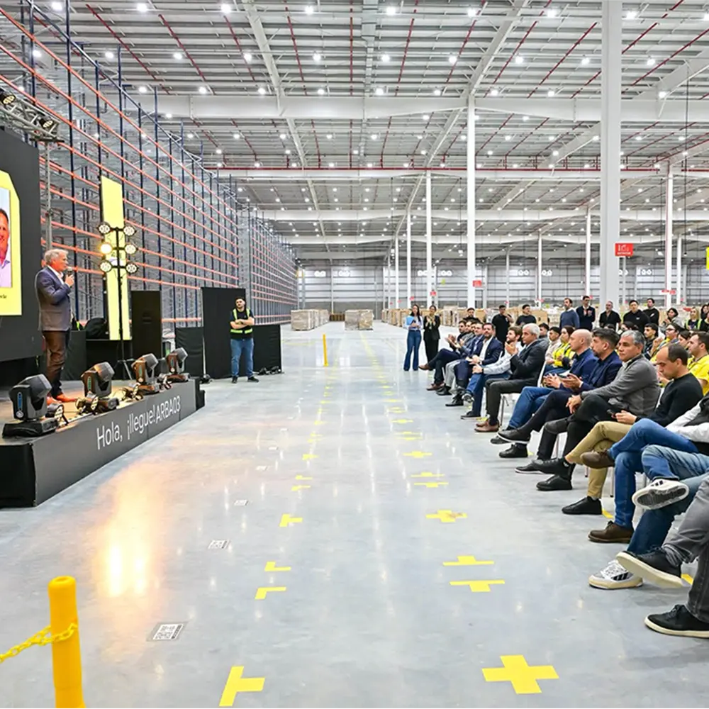Acto inaugural de Mercado Libre en Escobar