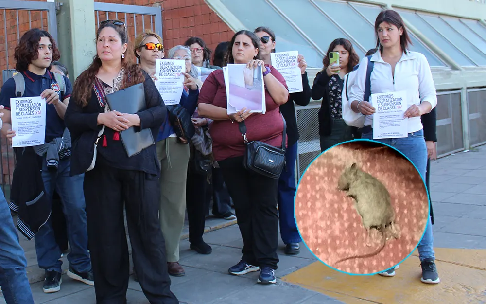 Malestar por la presencia de roedores en la Escuela Técnica Nº1 de Escobar