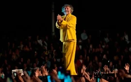 Fito Páez en la Fiesta Nacional de la Flor.